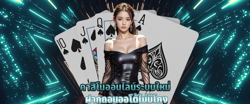 คาสิโนออนไลน์ระบบใหม่ ฝาก-ถอนออโต้ ไม่มีโกง